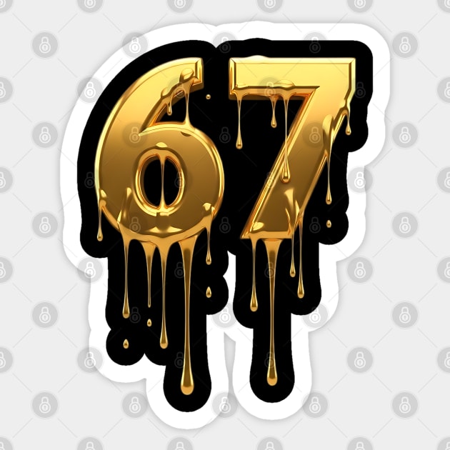 67 drip Sticker by UrbanLifeApparel